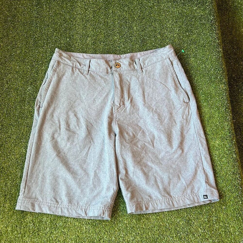 Quiksilver Men's Grey and Blue Shorts
